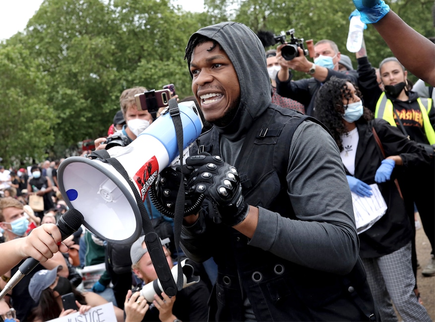 John Boyega, protesta